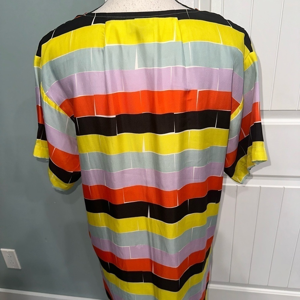 Anthropologie Dusen Dusen Multicolored Striped Tunic dress size XS - Picture 11 of 13